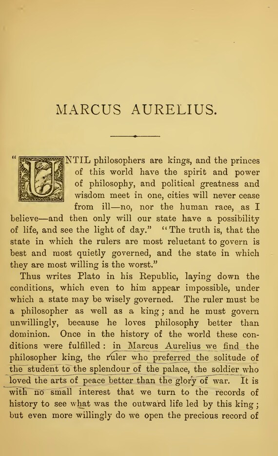 Marcus Aurelius Meditations 1887